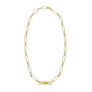 Clare V. Convertible Paperclip Necklace in Vintage Gold